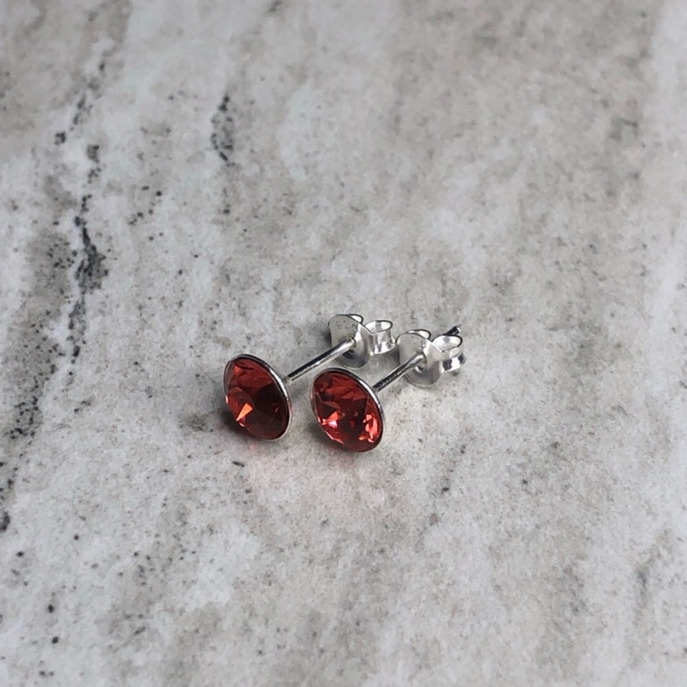 925 Sterling Silver Swarovski Crystal Earrings